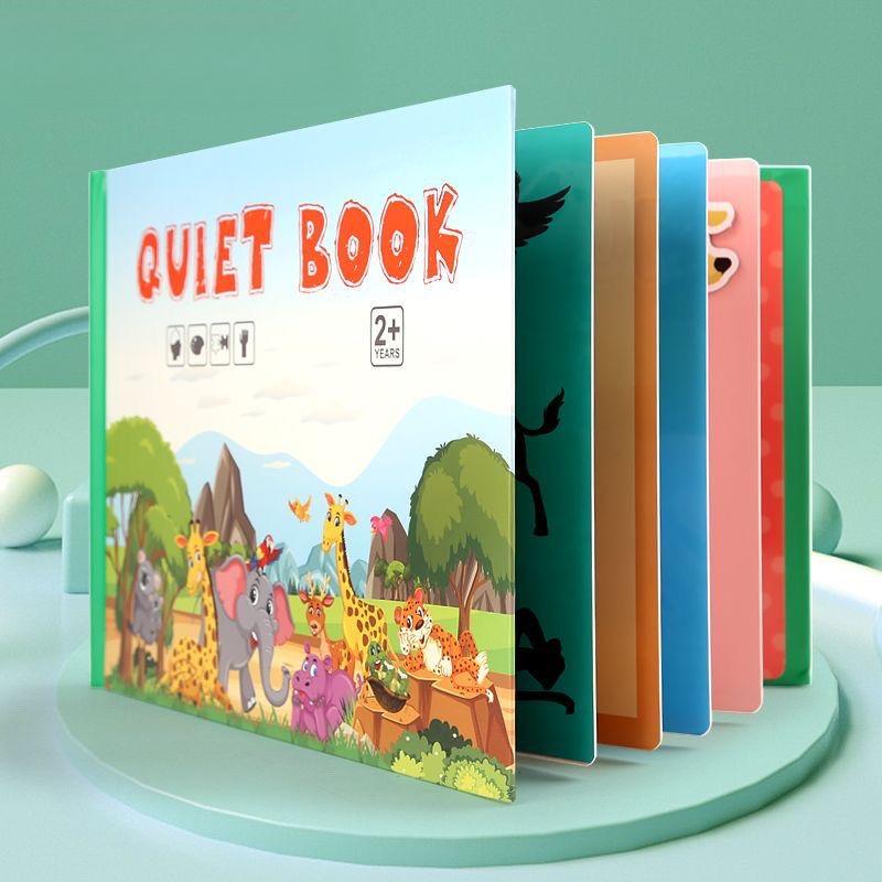 

Reusable Sticker Book for Toddlers Preschool Learning Activities Quiet Book Paste & Play Quiet Book for Children