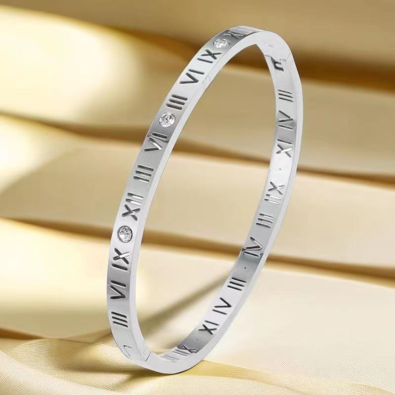 Women's Roman Numeral Fashion Ins European and American Jewelry Bracelet