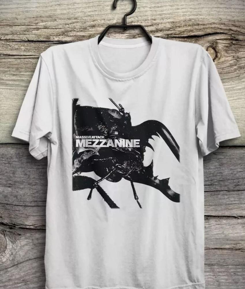 Massive Attack Mezzanine 1998 Футболка Ретро ХОТ ХОТ футболка Унисекс Футболка XXXL