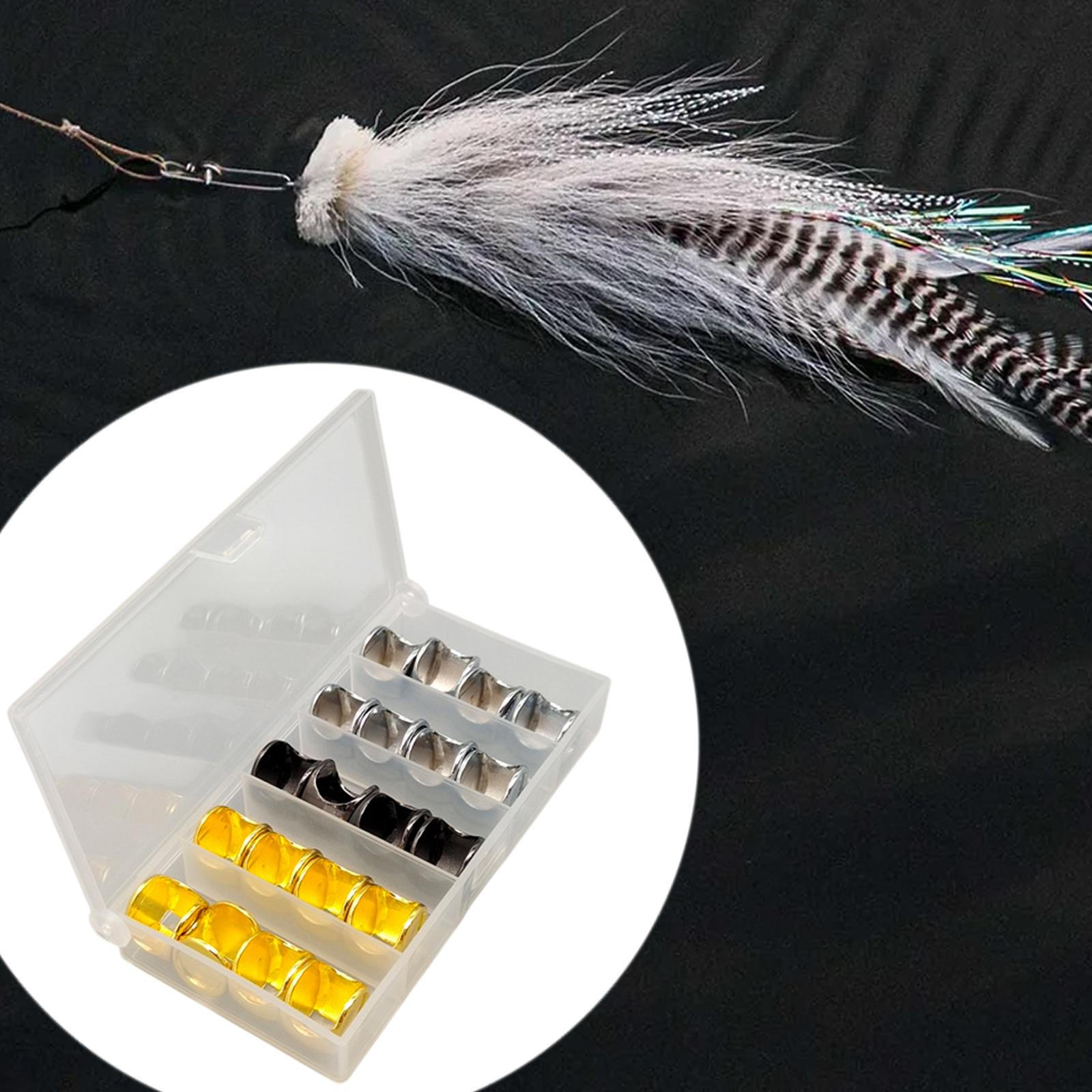 

Набор из 20 штук материалов для вязания мушек Реалистичные Легкие материалы для изготовления рыболовных приманок 1.3cmx1.15cm