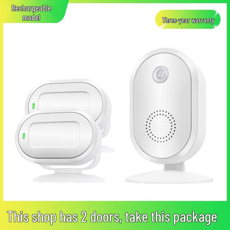 Sensor Store Entrance Alert: Welcomer Anti-theft Alarm and Split Doorbell for Supermarkets.