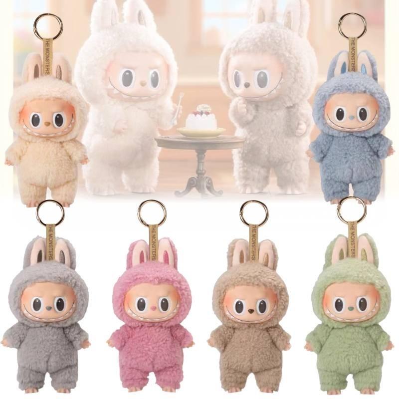 Exclusive Labubu Mokoko Sweetheart Series Macaron Plush Doll Blind Box Collectible