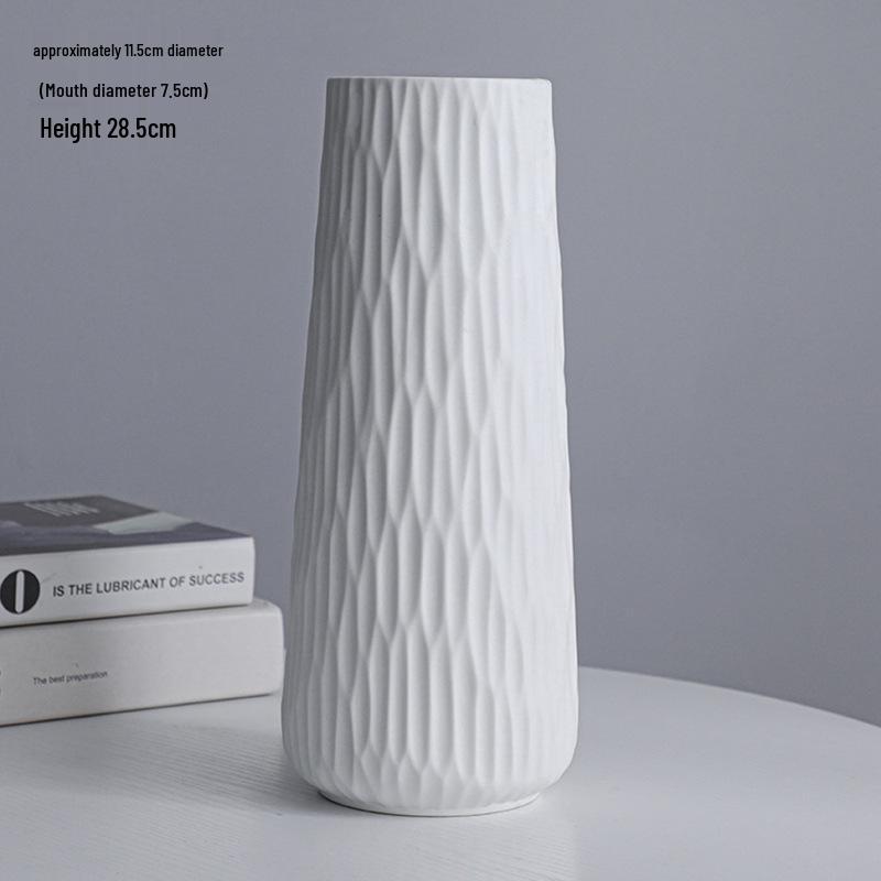 Modern Nordic Ceramic Vase for Hydroponic and Dried Flowers - Chinese Style Home Decor