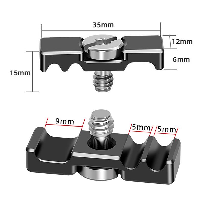 Universal Camera  Cable Clamp Dslr Wire Lock Clamp Photography Cable Clip Rig For Video Monitor Camera Cage