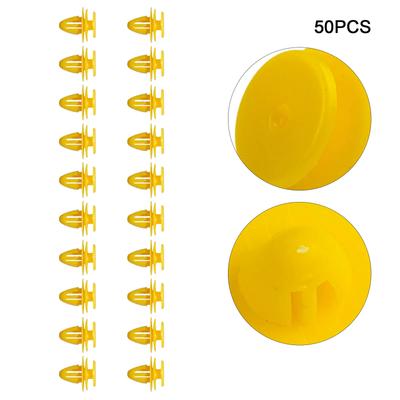 50 Stück Für Volvo Niete Autotür Verkleidung Clips Befestigungen Für Hyundai Für Volvo S80 S40 S60 C30 C70 V40 V50 V70 Gelber Kunststoff