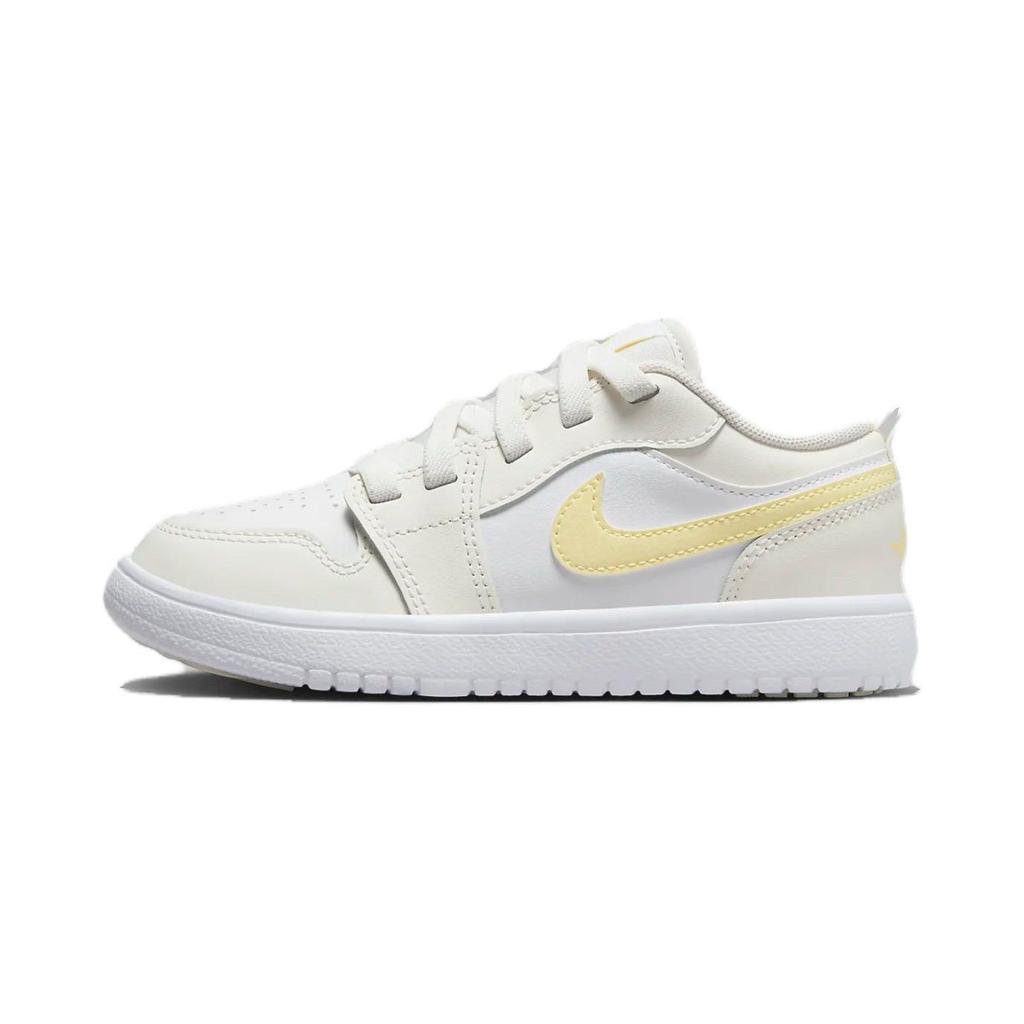 Air Jordan 1 Low ALT PS Sail Light Laser Orange Kids Sneakers White Laser-Fuchsia FN7376-181
