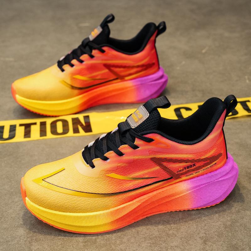 Scarpe da corsa per allenamento maratona all'aperto giovanili ultraleggere con piastra in carbonio per sprint scarpe sportive per esami di ammissione alle scuole superiori ammortizzanti