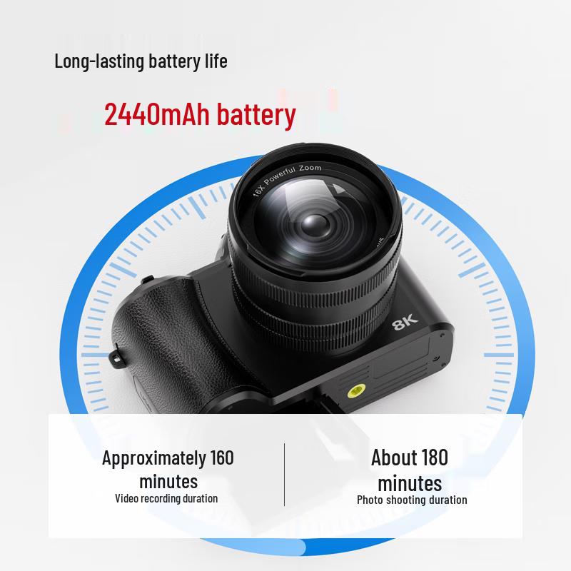 SONGDIAN DC226 8K 48MP Dual-Camera Mirrorless Vlog Camera (CN version)