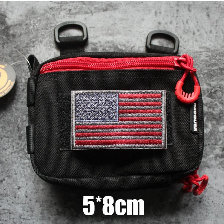 Vyšívaná vlajka Velcro náramek ruský americký německý Velcro britská morálka odznak nášivka odznak balíček nálepka