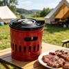 Zwei-Brennstoff-Campingkocher für 4-6 Personen, tragbarer Kerosin- und Dieselbrenner