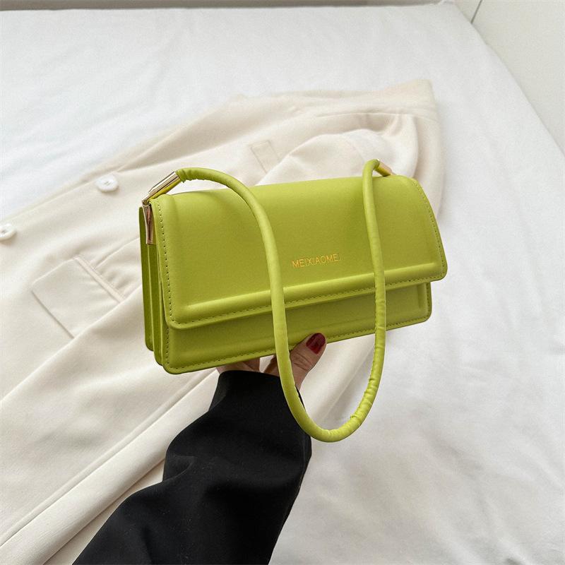 Niche Small Square Bag Retro Simple Bag Women's Summer New Casual Shoulder Bag Trendy Underarm Bag