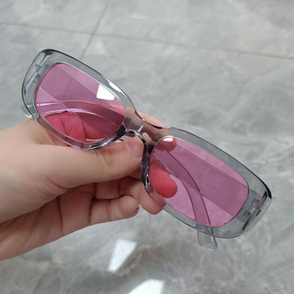 Sunglasses Women'S Retro Sunglasses Uv-Proof Square Glasses Men'S Personalized Sun Protection Sunglasses