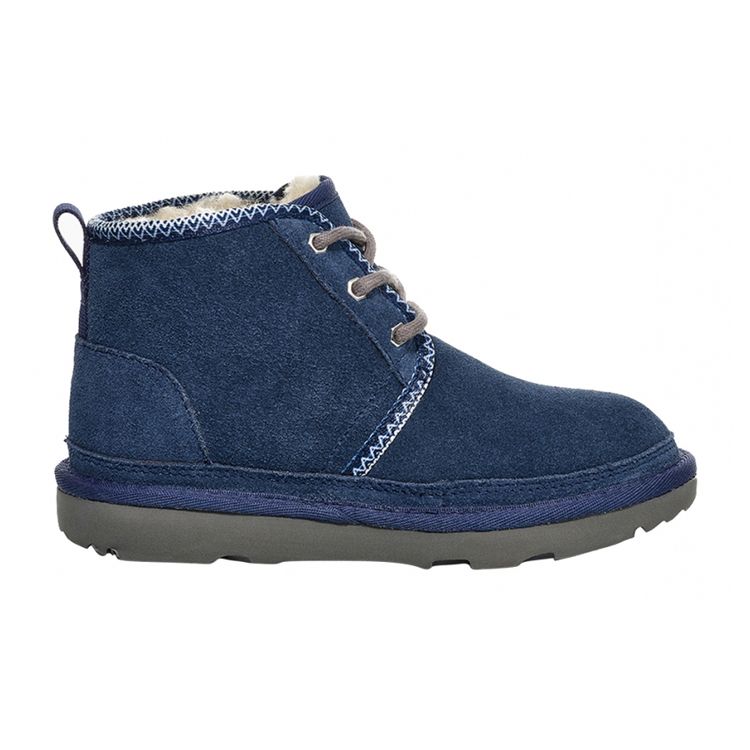 UGG Neumel 2 Tasman Suede Comfortable Warm Ankle Snow Boots Kids Boots Navy-Blue 1094529K-NTSM