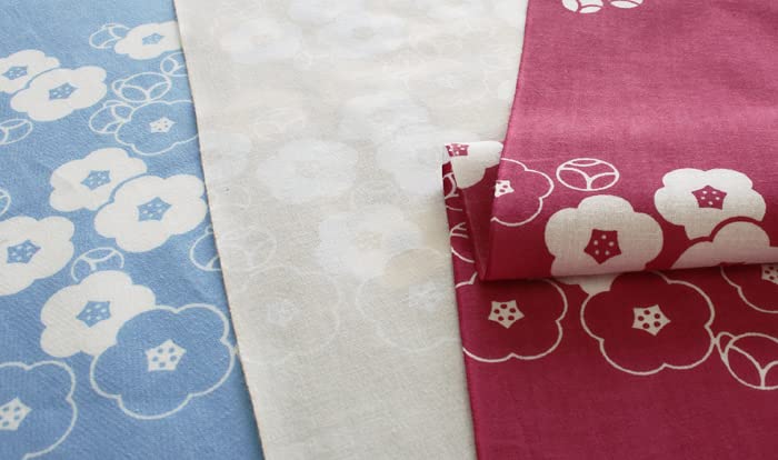 Some no Anbo Tenugui hand Pattern Cotton Tokuoka Fabric Made in Japan 35cm x 100cm (Japanese towel) "Peach Wine" Hand-dyed 100%