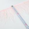 1 Meter Ribbon Tassel Natural Ostrich Feathers Sewing Decoration 10-15cm Wide Apparel Fabric Feather Plumes Ribbon Selvage