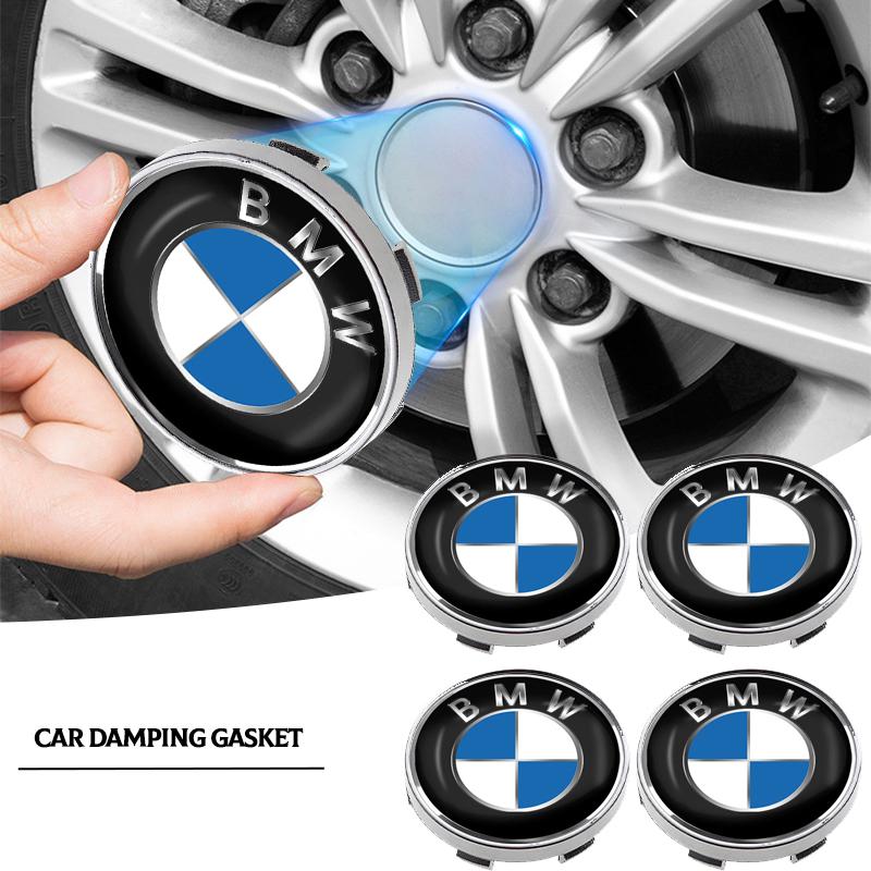 4 stk 60MM Bilhjul Senter Navkapsel Biltilbehør For BMW M Performance E53 E60 E61 E62 E70 E71 E83 E84 E87 X2 X3 X4 X5 X6