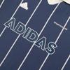 Adidas Striped Short Sleeve Polo Shirt Men Tops Ink-Blue Han-Jade-White JC5745
