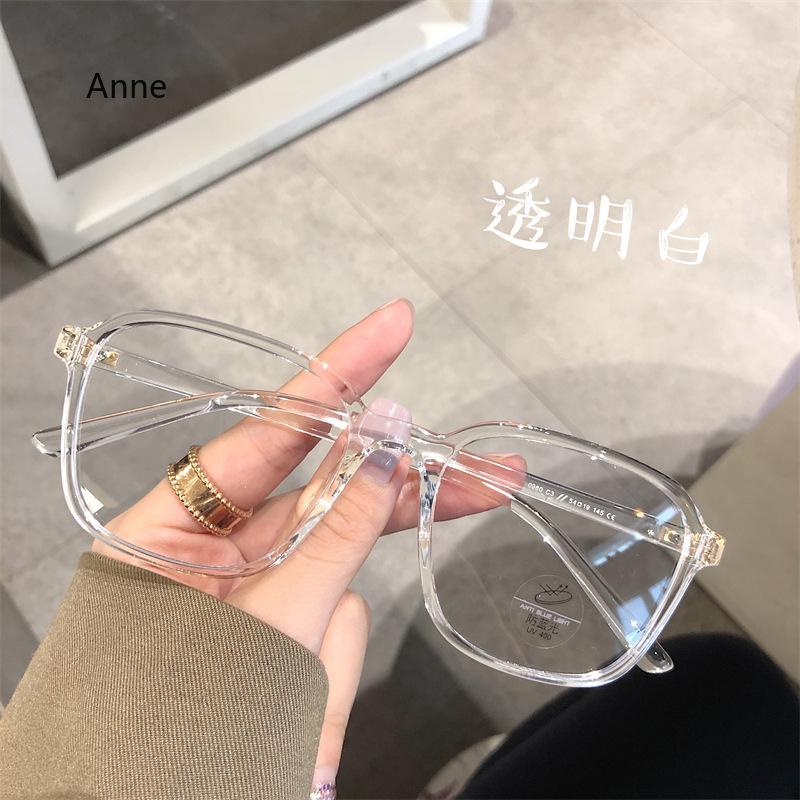 

Square Frame Myopia Glasses Men Women Anti-Blue Oversized Eyewear Unisex Luxury Clear Diopter Prescription Eyeglasses 0 To -6.0 -4.0