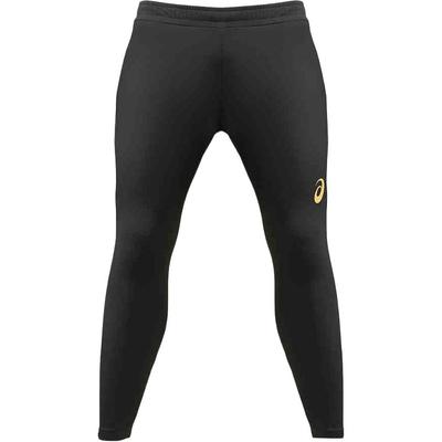 Elite Professionelles Trainingswettkampf Hochelastische Gestrickte Schnelltrocknende Sportliche Lange Hose Herrenhose Schwarz 2013A159-001