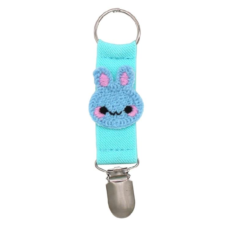 Rabbits Shape Hat Clip Antiskid Bag Clip Lovely Bunnies Animals Hat Clip Suitable for Various Head Sizes