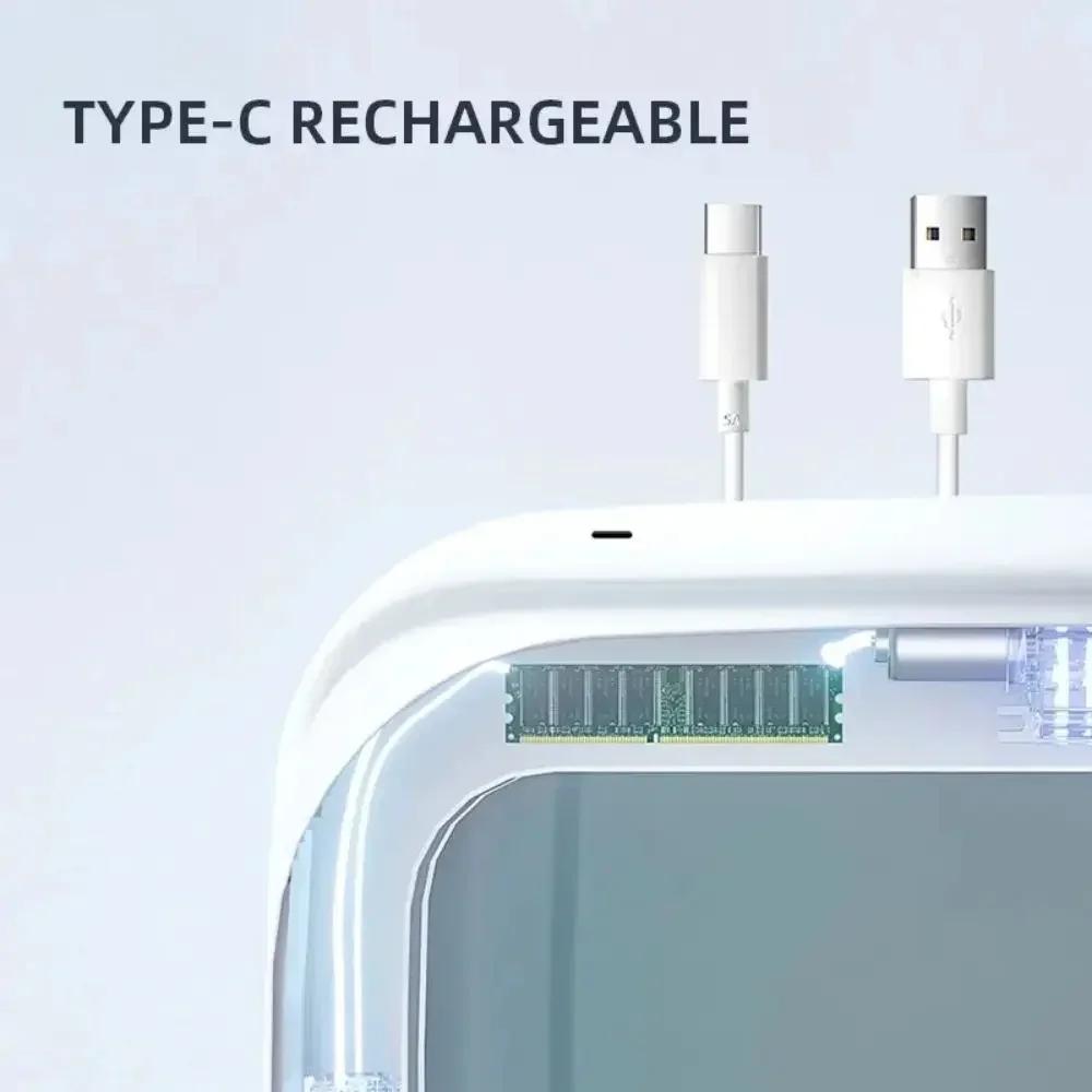 20L Smart Sensor Trash Can Automatic Opening Lid with Display Type-C Rechargeable for Kitchen Bathroom Toilet Smart Home