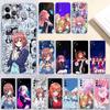 Miku Nino Itsuki Nakano Transparent Phone Case for Motorola Moto Edge 20 30 40 50 S30 Fusion Ultra Pro Neo Lite