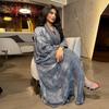 MQ200 Bescheidener Cardigan Abaya Modetrend mit Hijab - Damenbekleidung aus dem Nahen Osten