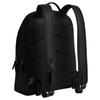 Coach 30 Solid Color Simple Zipper Closure Leather Backpack Large Unisex Backpack Black CV928-BLK