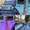 4WD Roof Rack Mount Hi Lift High Farm Jack Holder Offroad Hinge Bracket Hinge/Door For Jeep Wrangler JK JL 2007-2024 2/4 Doors