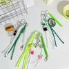 Miu Series Green Pendant Toy: DIY Cloth Doll Blind Box Accessories