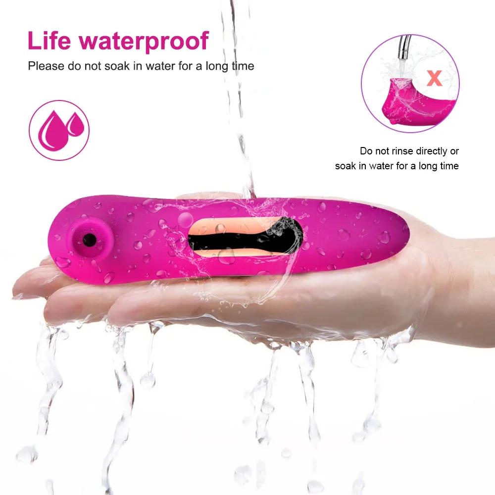 Powerful Sucker Clitoris Sucking Vibrator Female Clit Nipple Oral Vacuum Stimulator Massager Sex Toys for Women Adults Goods