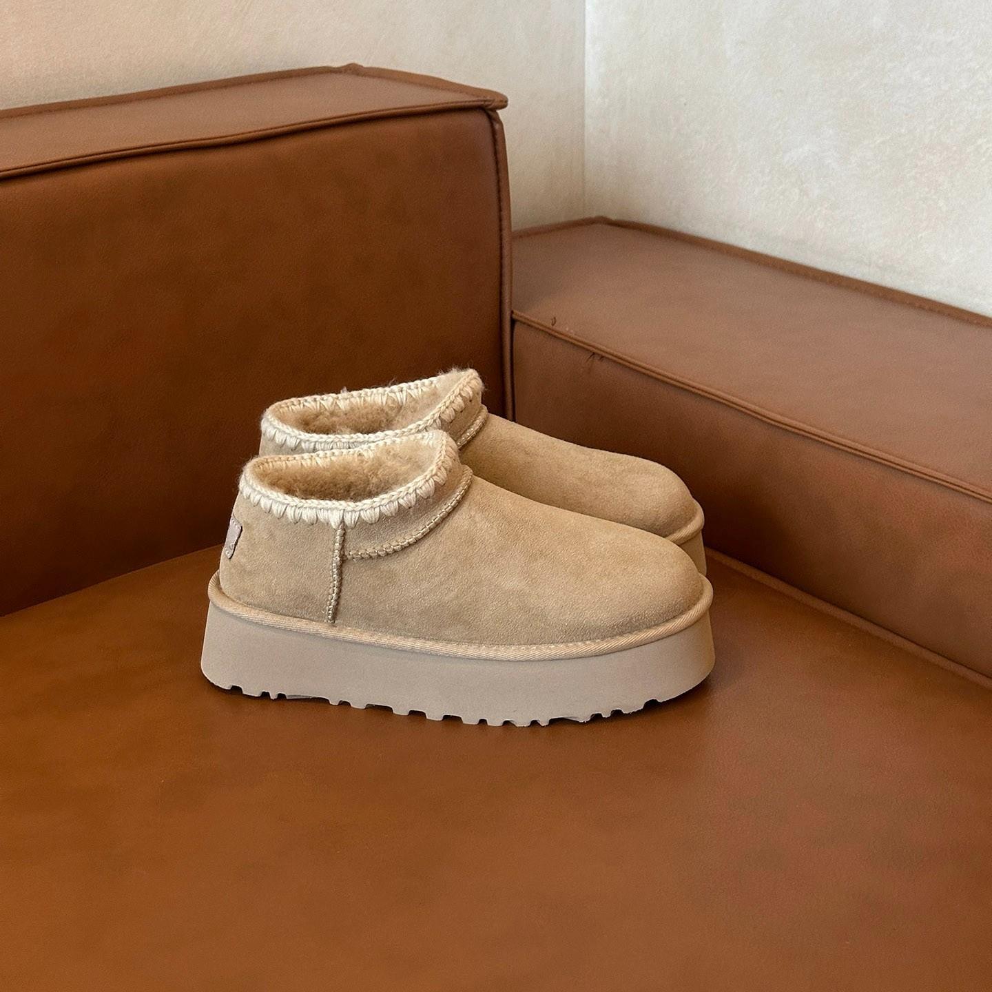 

[Фанфна] Сангпо Зимние сапоги Женские Флисовые Утепленные 2025 Зима Новые Сапоги на платформе-маффин Теплые Хлопковые Ботинки Женские 40 песочный