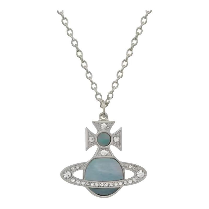 Vivienne Westwood Ball Pattern Necklace Women's Silver 630203FV/02P645