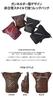 FLAG ON CREW Gun Holder Leg Waist Black Men's Bag, Pouch, Bag, Z5U, Approx. 1.0L,