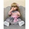 Full Body Soft Silicone Lifelike Real Touch Reborn Baby Girl Lovely Betty With Long Hair Toddler Princess Doll