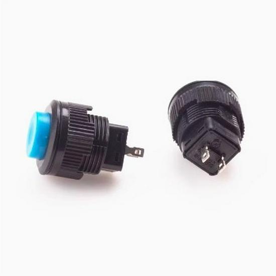 16mm Self-Resetting Self-Locking Round Button Switch, Normally Open, Press to Start