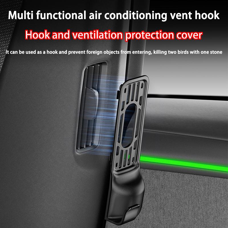 Rear Air Conditioning Vent Hook for Tesla Model YL Launch 2026 Rear Air Conditioning Vent Grille Automotive Interior Accessories