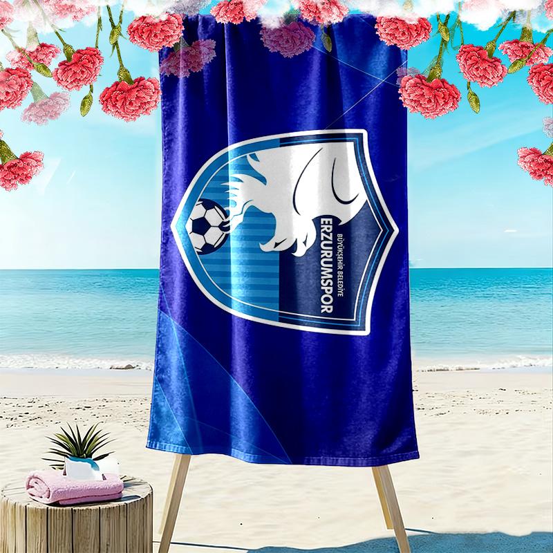 Erzurumspor FK Print Beach Towel, Large Soft Quick Dry Towel for Beach Camping Swimming