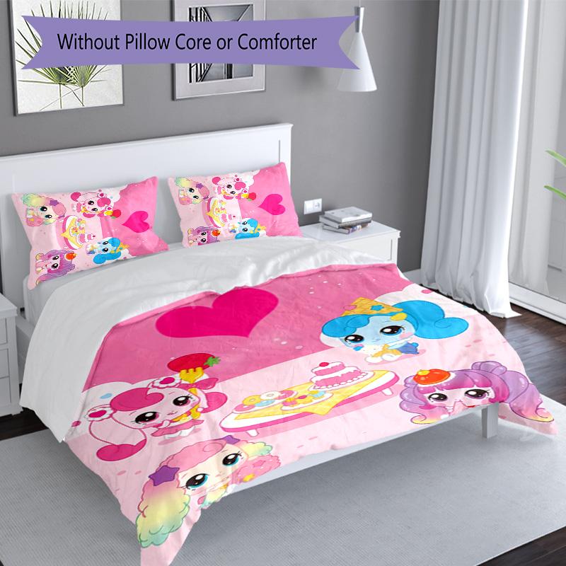 3pcs Catch! Teenieping2 Pattern Bedding Set Duvet Cover Set Includes Duvet Cover &pillowcases, Perfect All Season Bedroom Decoration & Gift