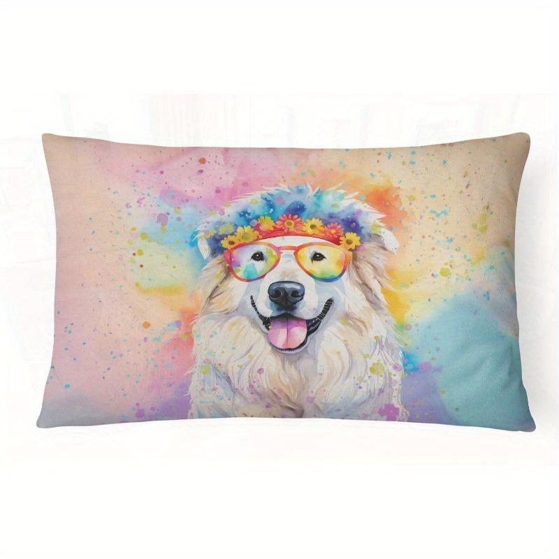 Sunset Floral Mountain Lumbar Pillow Cover Suitable For Sofa Bedroom Car Pillow Cover Cushion Rectangular Back Cushion