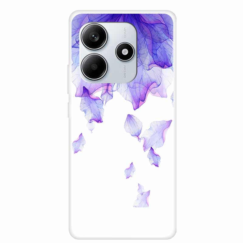 For Redmi Note 14 5G 2025 Phone Case Clear Transparent Edge TPU Silicone Soft Back Cover Case For Redmi Note 14 Case Coque Funda