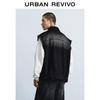 UR Men's Retro Frayed Sleeveless Denim Jacket