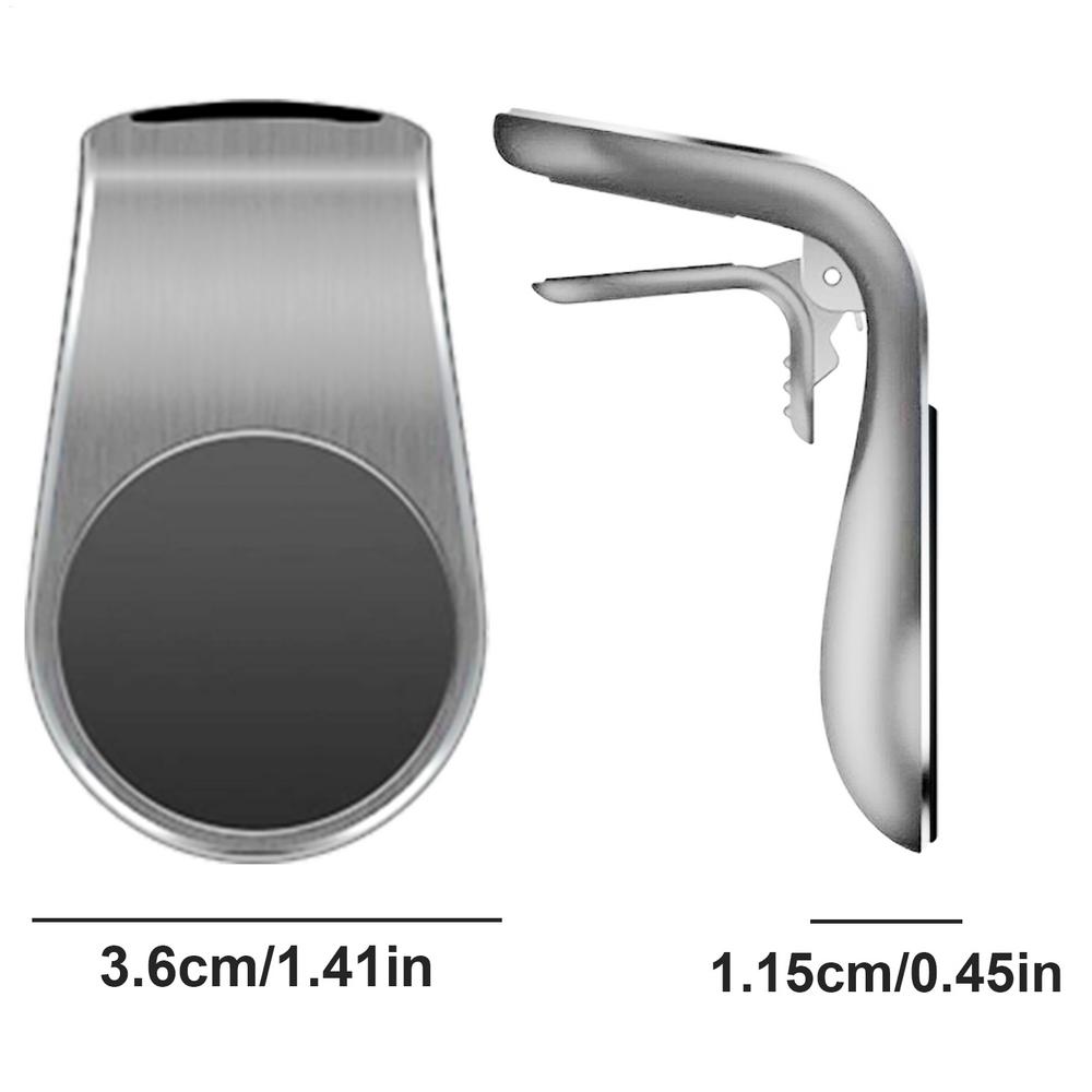 

Magnetic Car Phone Holder Universal Air Vent Car Phone Mount Cellphone GPS Support For Smartphone Tablet Rotation Bracket серебряный