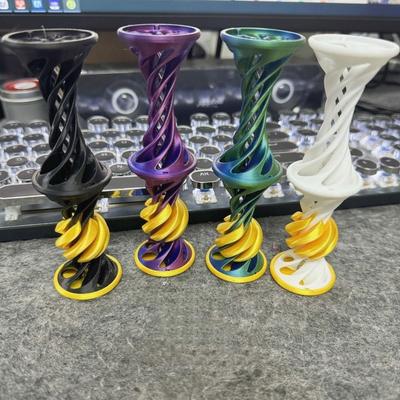 Double Layer 3D Printing Spiral Diversification Helical Tree Toy  Desk Figurine