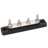 Battery Junction Block with Transparent Shell 4 Post M5 Terminal Power Distribution for Car RV Ships
