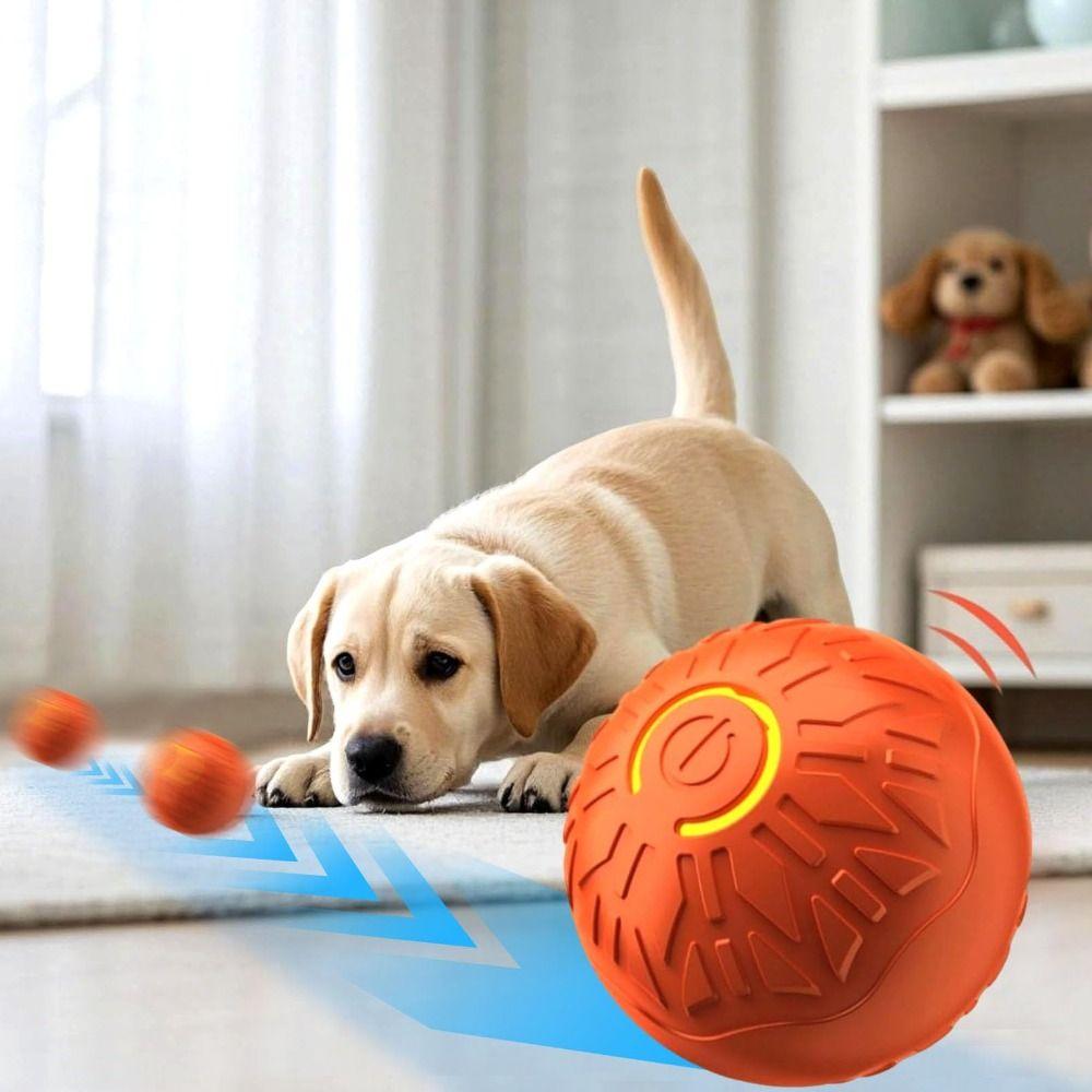 LED Cat Interactive Toy Ball Automatic Rolling Ball Toys  for Cats & Small Dogs