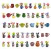 6/8 Stück Mini-Keramikvase, Kühlschrankmagnet, für Zuhause, Büro, Küche, Schließfach, Kühlschrank, 3D-Miniatur-Blumenvase, magnetische Dekoration, Ornament