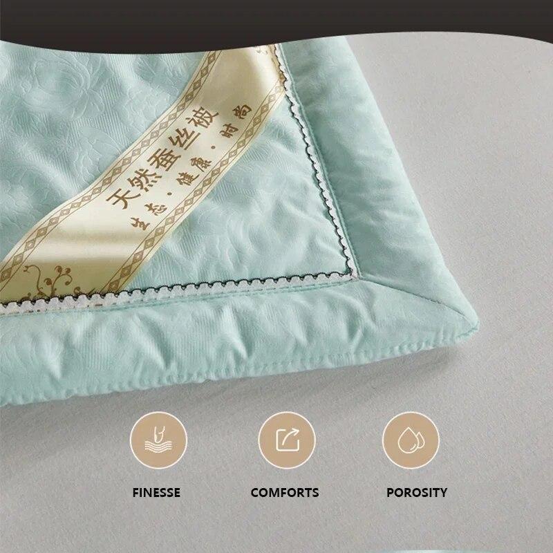 Letní přikrývky z morušového hedvábí, deky, chladivá přikrývka do ložnice s klimatizací, přehoz na postel, jednolůžko, královská velikost, king size, ložní prádlo, přikrývky