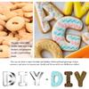 Letter Cookie Cutters Shapes Large 3 Inch - 26 Pcs Stainless Steel Alphabet Letter Cookie Cutter Set Fondant Biscuit Fruit Dough Mold Tools for