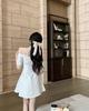 Elegant Bow One-Shoulder Strappy Dress for Summer 2026